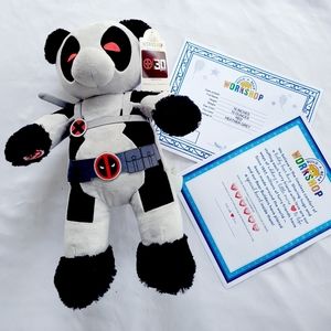 Build a Bear Workshop Deadpool 30th Anniversary X-Force Edition NEW!